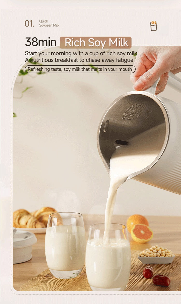 NutriSipGo Multifunction Soy Milk Maker – Home Kitchen Appliance